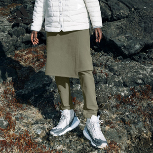 Adidas 联名款 户外女士二合一运动软壳裤 IB4818 阿迪达斯正品