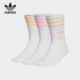 三双装 三叶草男女新款 运动袜子IB9389 阿迪达斯正品 Adidas