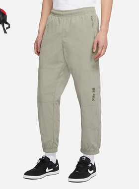 Nike/耐克正品2025秋季男士运动美式复古刺绣梭织长裤CV4333-320