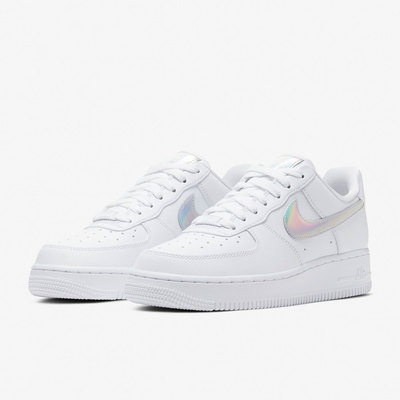Nike/耐克Air Force 1 Low AF1 白镭射 珍珠空一号板鞋 CJ1646
