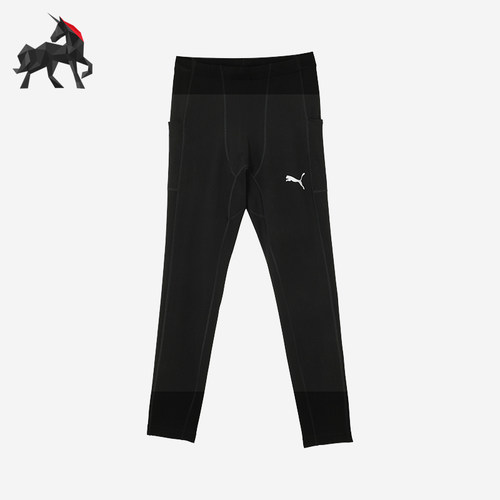 Puma/彪马正品新款男士保暖跑步训练紧身经典运动长裤526319-01