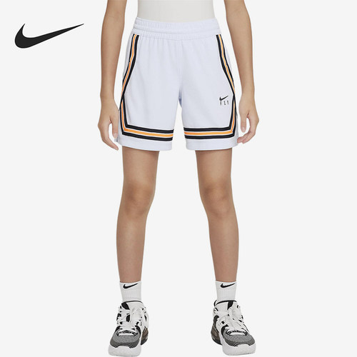 Nike/耐克正品儿童时尚休闲松紧高腰合身五分短裤DA1086-085