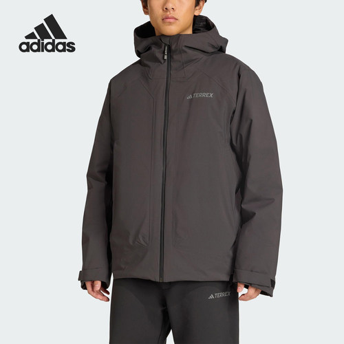Adidas/阿迪达斯正品2025男士休闲保暖耐穿三合一冲锋衣JV8699