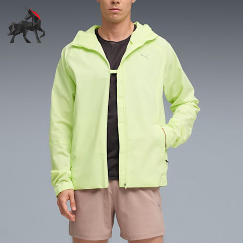 Puma/彪马正品2026男士耐穿跑步运动轻盈拒水连帽外套527525-38