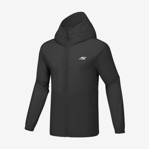 Skechers/斯凯奇正品春季男士宽松休闲连帽夹克外套P225M009-0018