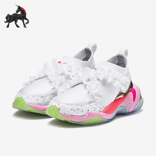 Puma/彪马正品Thunder女士时尚花边经典低帮防滑休闲鞋369519-01
