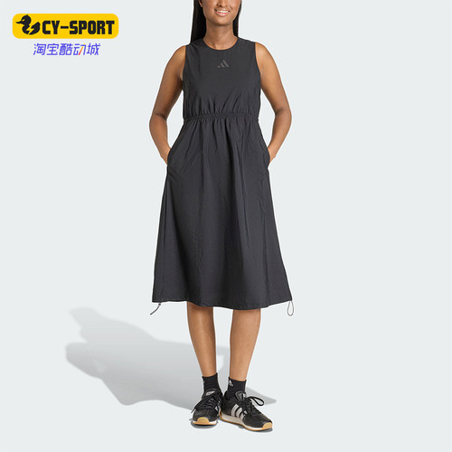Adidas/阿迪达斯正品CITY TECH DRESS 女士经典无袖连衣裙JZ6953