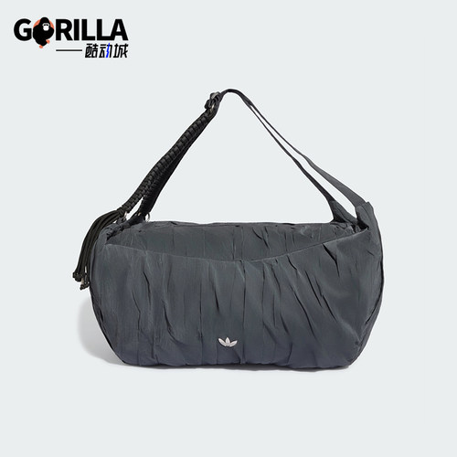 Adidas/阿迪达斯正品三叶草女士实用大容量褶皱斜挎包LE3252