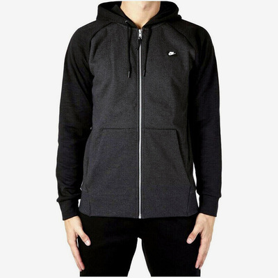 Nike/耐克正品男士高端针织开衫拉链字母印花卫衣928475-010