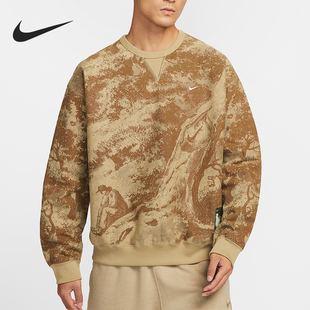 耐克官方正品 圆领针织卫衣HV4119 Solo 时尚 297 Swoosh男士 Nike