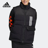 Adidas 运动保暖男女舒适防风羽绒马甲HN4776 阿迪达斯正品