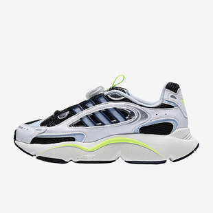 Adidas/阿迪达斯正品三叶草儿童低帮网面经典黑白运动鞋KJ6653