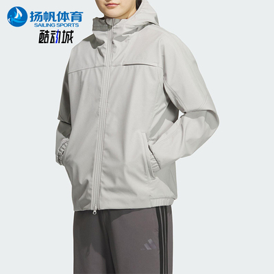 Adidas/阿迪达斯正品SL WARM JKT男士连帽运动休闲抓绒外套KG5179