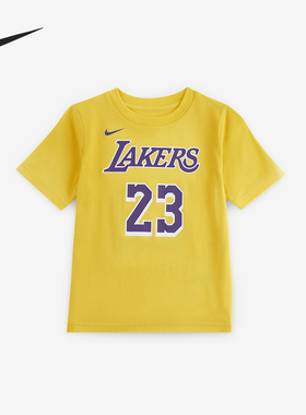 Nike/耐克正品NBA 小童简约时尚柔软亲肤短袖T恤HM3861-728