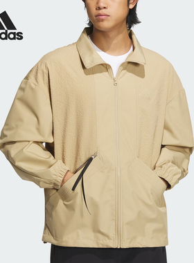 Adidas/阿迪达斯官方正品新款男士经典立领休闲运动外套IM9083
