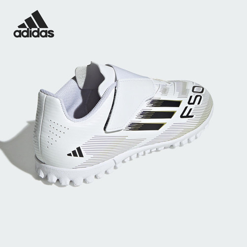 Adidas/阿迪达斯正品F50 CLUB VEL儿童魔术贴足球鞋JR1700