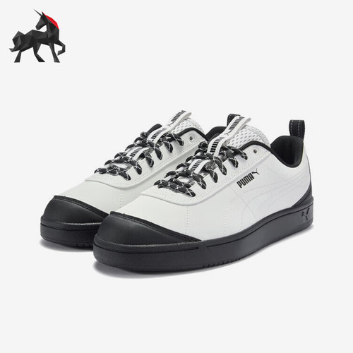 Puma/彪马正品Grounded新款男女白黑色街头经典休闲板鞋408705-01