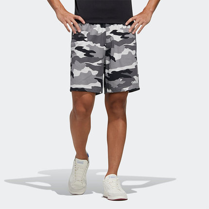 Adidas/阿迪达斯正品夏季新款Neo男子休闲舒适运动短裤FL0252
