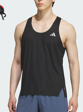 Adidas/阿迪达斯正品ESS TANK TOP男女跑步修身运动背心KH3756