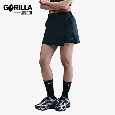 Nike/耐克正品Sportswear女士透气运动梭织休闲裙裤HM6980-478