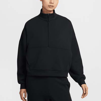 Nike/耐克正品2025新款女士半拉链立领经典卫衣卫衣HQ8189-010