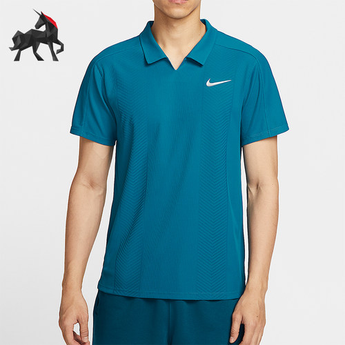 Nike/耐克正品NikeCourtSlamDri-FITADV网球经典POLO衫HM6753-301