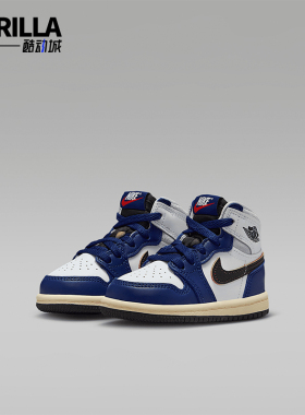 Nike/耐克正品 JORDAN新款婴童高帮减震运动防滑休闲鞋FD1413-100