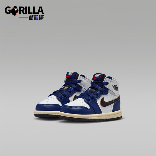 Nike/耐克正品 JORDAN新款婴童高帮减震运动防滑休闲鞋FD1413-100