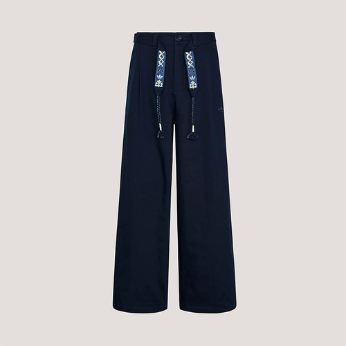 Adidas/阿迪达斯正品三叶草男士宽松经典休闲时尚系带长裤KW5669