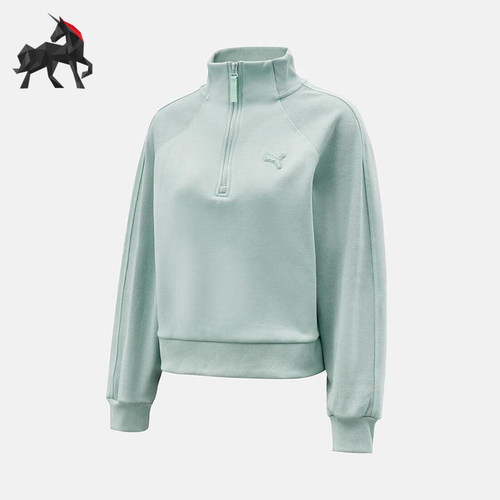 Puma/彪马正品2025冬季款女士套头立领运动耐穿日常卫衣635727-82