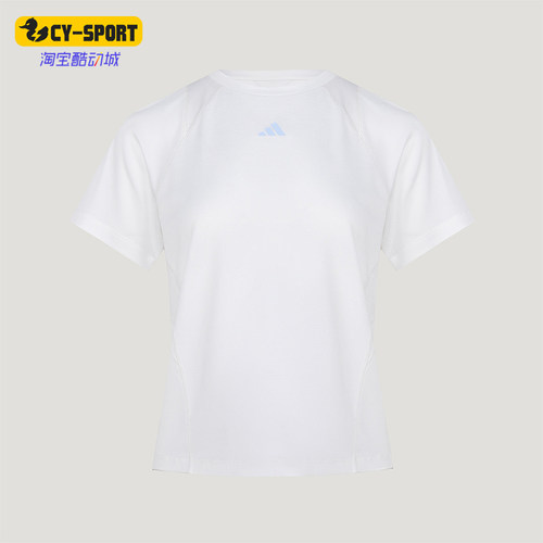 Adidas/阿迪达斯正品COLSENSETE新款女白色运动经典短袖T恤IA6099