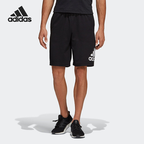 adidas正品男子休闲运动五分短裤