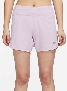Nike/耐克正品2025女士印花运动透气松紧腰跑步短裤CZ9569-530