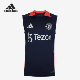 曼联足球无袖 Adidas 男士 新款 训练球衣IT2019 阿迪达斯正品