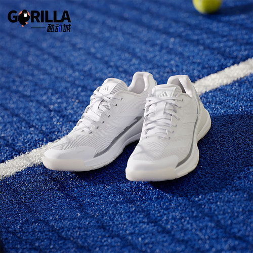 Adidas/阿迪达斯正品春季女士比赛运动耐穿透气低帮网球鞋JR4659