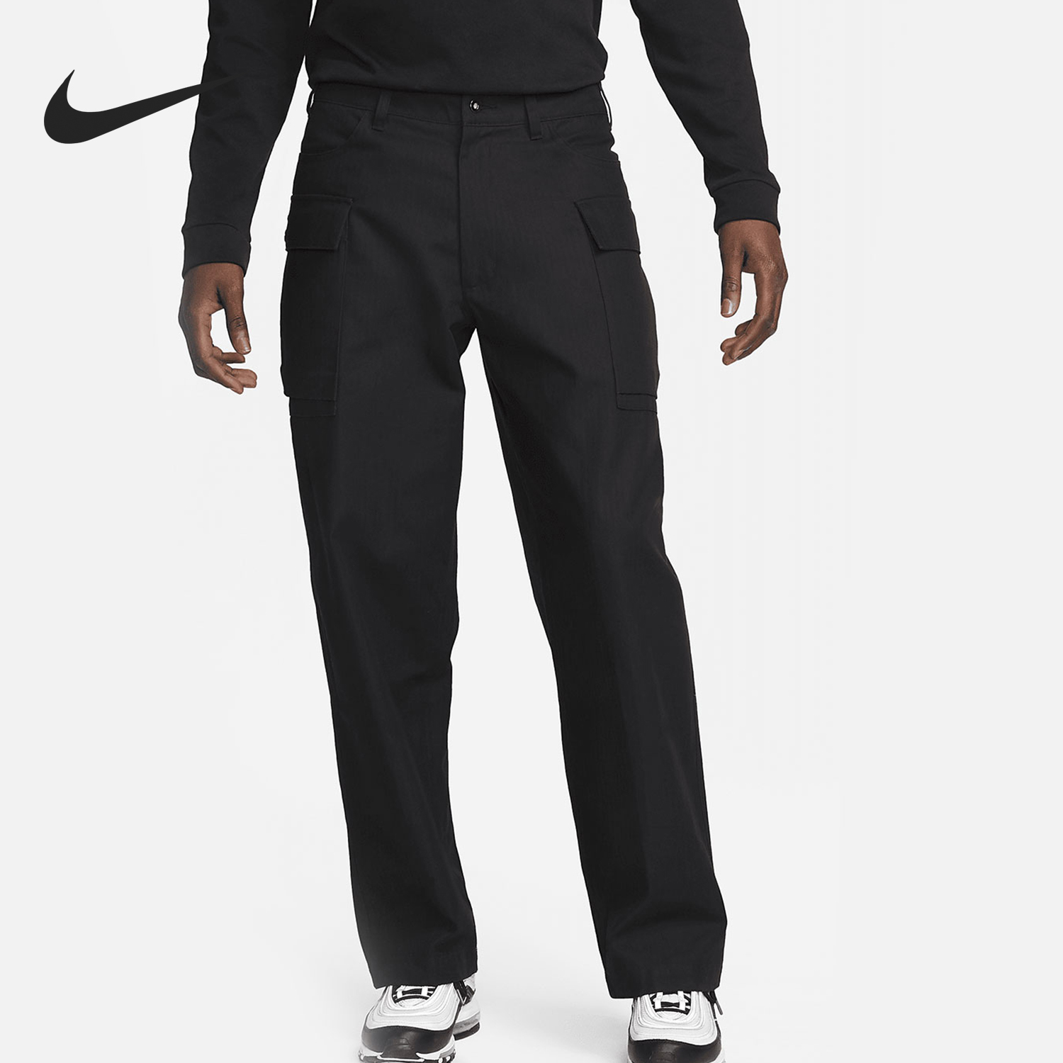 耐克男士工装直筒透气长裤