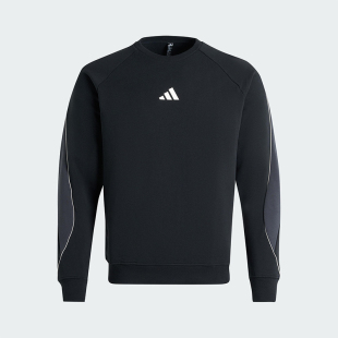 男士 Adidas 款 2025秋季 日常运动圆领针织卫衣KC2860 阿迪达斯正品