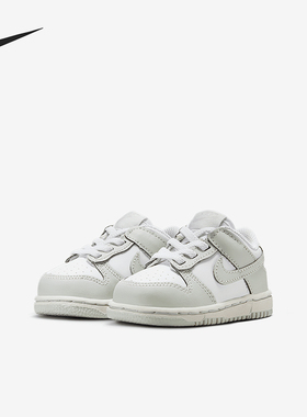 Nike/耐克正品2025婴童经典复古透气透气系带低帮板鞋FB9107-124