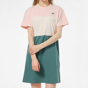 PUMA/彪马正品秋冬季女子圆领宽松透气舒适休闲连衣裙531494-27