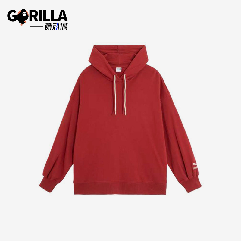 Puma/彪马正品秋季女士针织宽松保暖连帽运动卫衣卫衣621836-22