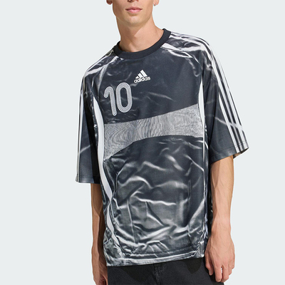 Adidas/阿迪达斯正品ADILENIUM男士透气宽松拼接足球球衣KF8522