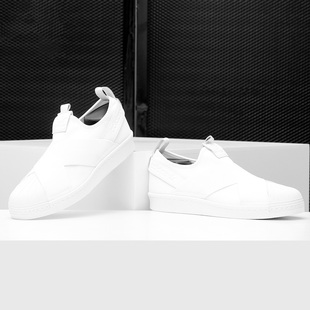 Adidas/阿迪达斯正品 SUPERSTAR SLIPON 男女休闲运动板鞋BZ0111