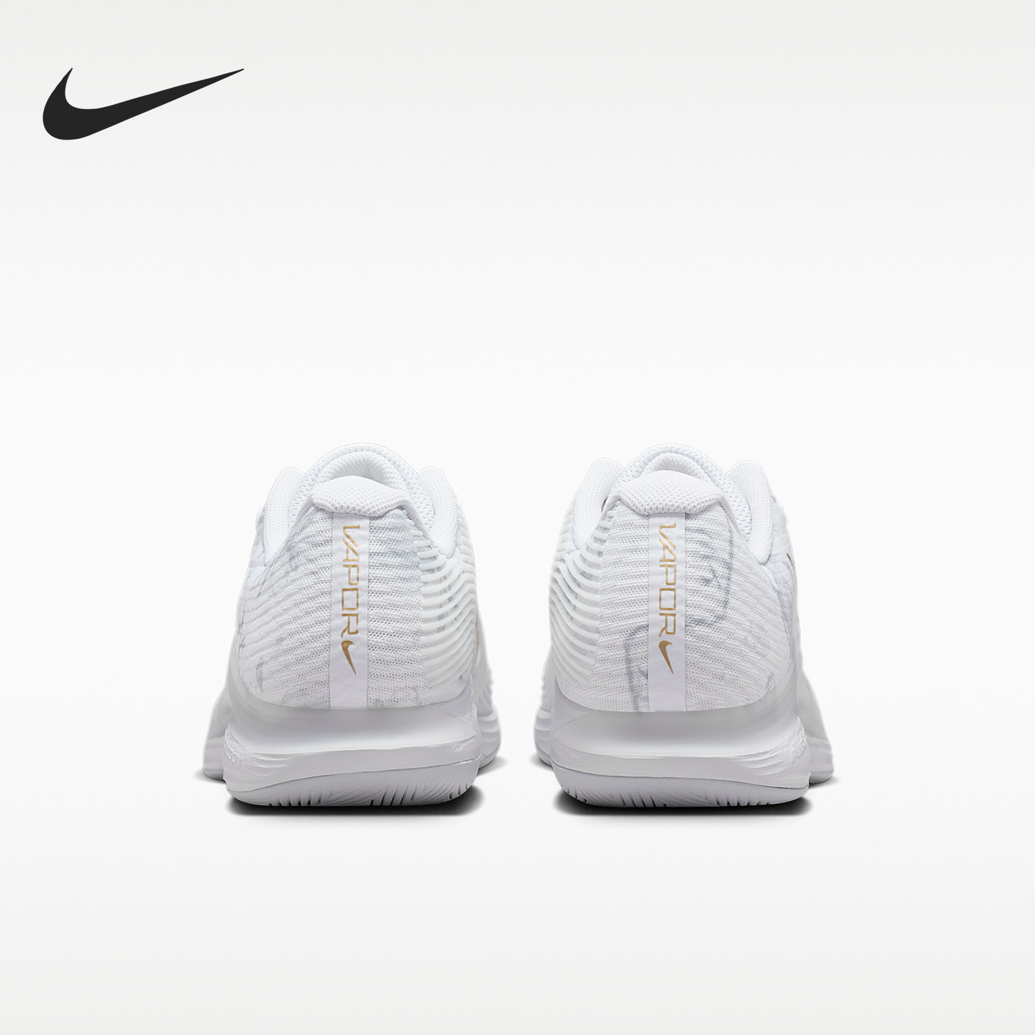 Nike/耐克官方正品Vapor12Magnolia新款男白金色网球鞋HV1486-100