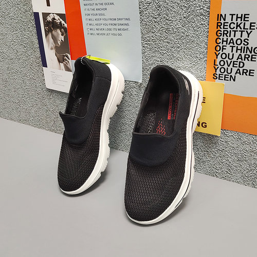 Skechers/斯凯奇正品【GO 系列】男子一脚蹬懒人休闲健步鞋