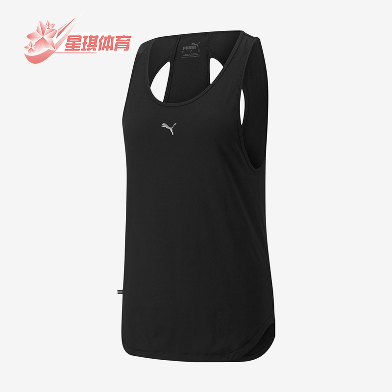 Puma/彪马正品运动女士简约经典透气经典圆领无袖背心522781-01