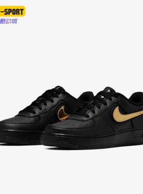 Nike/耐克正品Air Force 1 GS女子大童经典低帮板鞋AR7446-001