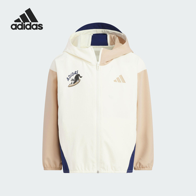Adidas/阿迪达斯正品LK GFX WV JKT小童宽松日常外套KC2792