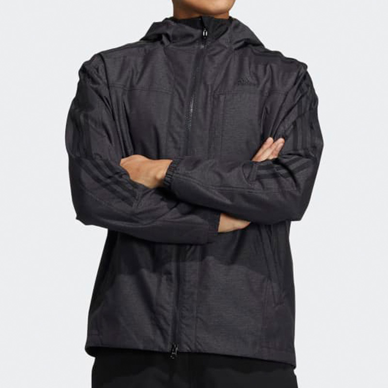 阿迪达斯男运动休闲舒适连帽外套