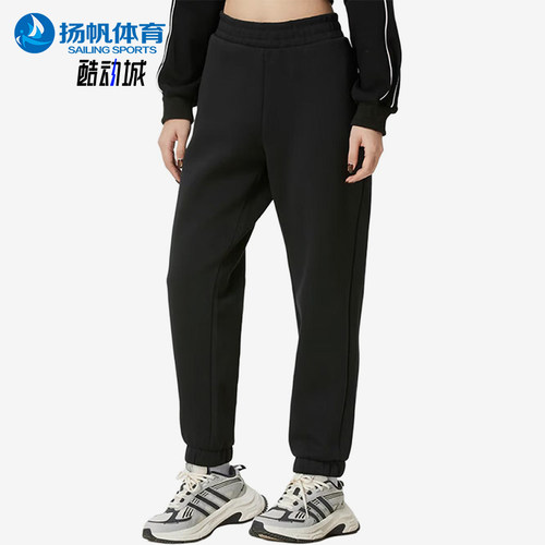 Adidas/阿迪达斯正品新款女黑色亲肤自在经典束脚休闲裤KS2842