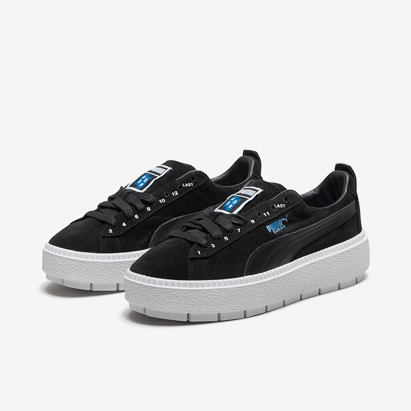 Puma/彪马正品Platform Trace女士复古休闲厚底防滑耐磨板鞋